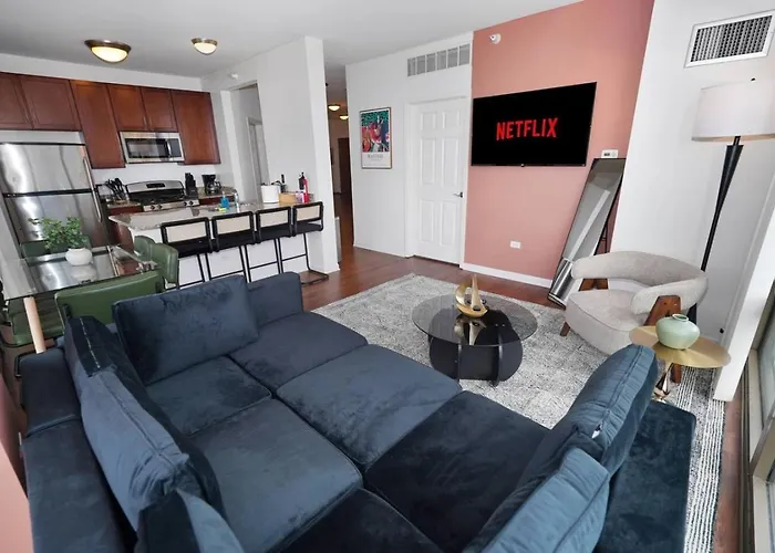 Apartamento Skyline Luxury 19th Floor Retreat Near Grant Park Chicago