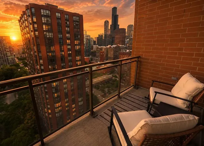 Apartamento Skyline Luxury 19th Floor Retreat Near Grant Park *