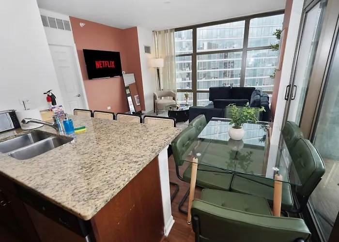 Skyline Luxury 19th Floor Retreat Near Grant Park Apartamento Chicago
