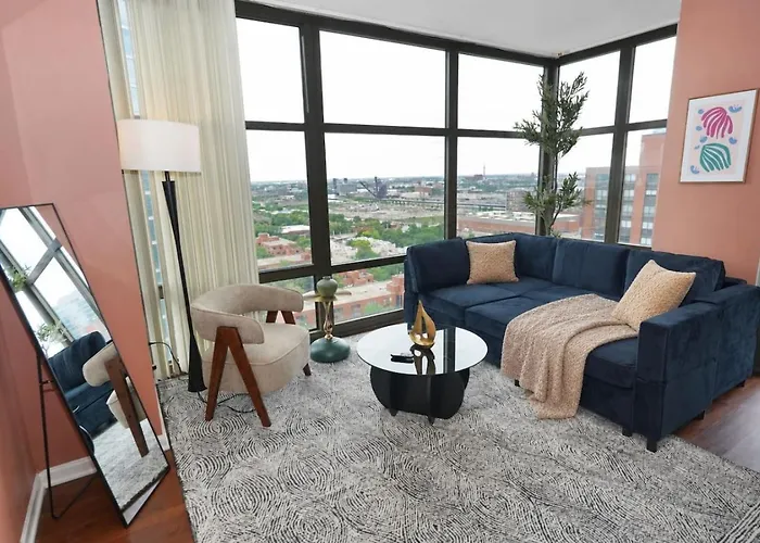 Skyline Luxury 19th Floor Retreat Near Grant Park Apartamento